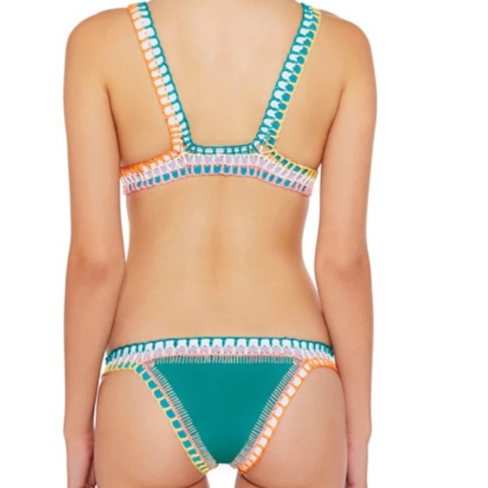 Kiini Liv Bikini Set in Jade Multi Color Size Medium/Large - Picture 2 of 8